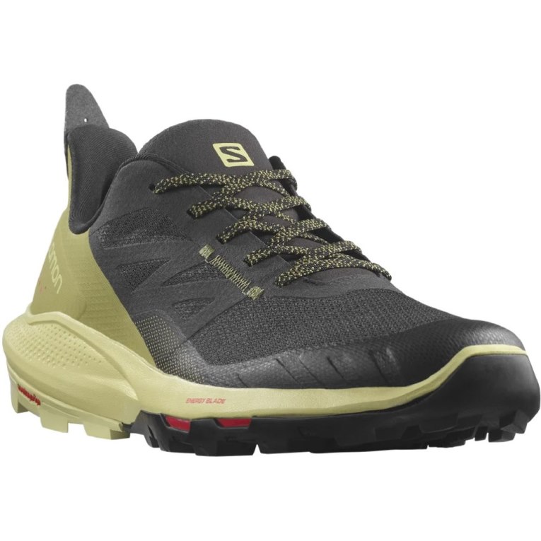 Olive / Black Salomon Outpulse Men's Hiking Shoes | PH 36104E